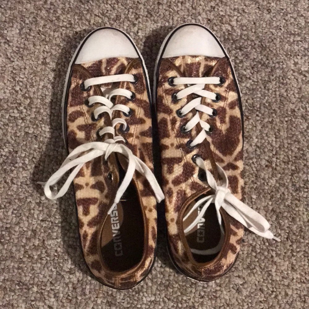 Converse Limited Edition Giraffe Print Sneakers
